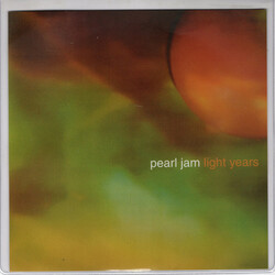 Pearl Jam Light Years Soon Forget yellow vinyl 7" insert                        
