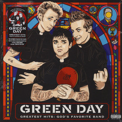 Green Day Greatest Hits Gods Favorite Band VINYL 2 LP g/f sleeve