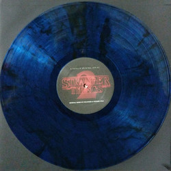 Stranger Things 2 soundtrack Upside Down BLUE with BLACK SMOKE vinyl 2 LP g/f sleeve USED COPY