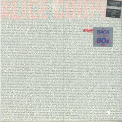 Alice Cooper Zipper Catches Skin Back To The 80's CLEAR/BLACK SWIRL vinyl LP