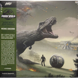 Jurassic World Fallen Kingdom GREEN / ORANGE STRIPE vinyl 2 LP gatefold
