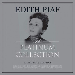Edith Piaf Platinum Collection WHITE VINYL 3 LP
