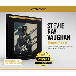 Stevie Ray Vaughan Double Trouble Texas Flood MFSL ltd #d vinyl 2 LP box 45rpm