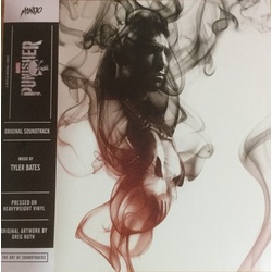 The Punisher soundtrack Tyler Bates WHITE & BLACK STRIPE vinyl LP