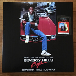 Beverly Hills Cop soundtrack YELLOW SPLATTER vinyl LP DINGED/CREASED SLEEVE