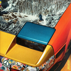 Flume Hi This Is Flume Mixtape Green Translucent Blue Splatter vinyl LP gatefold