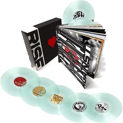 Rise Against Career Vinyl Book limited Coke Bottle GREEN vinyl 8 LP box set