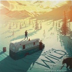 Into The Wild original score Michael Brook ETR ICE BLUE vinyl 2 LP