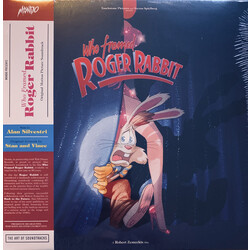 Who Framed Roger Rabbit soundtrack NEON PINK / WHITE SPLATTER vinyl LP gatefold
