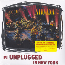 Nirvana MTV Unplugged In New York Expanded US 180gm vinyl 2 LP gatefold