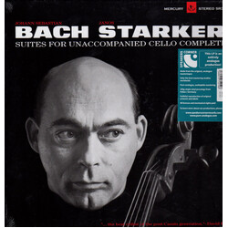 Bach / Janos Starker ‎Suites For Unaccompanied Cello 1 - 6 Speakers Corner vinyl 3 LP box set