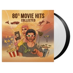 Various Artists 80s Movie Hits Collected MOV ltd #d 180gm WHITE & BLACK vinyl 2 LP