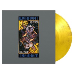 Warrant Dog Eat Dog MOV 30th anny ltd #d 180gm YELLOW/BLACK MARBLED vinyl LP