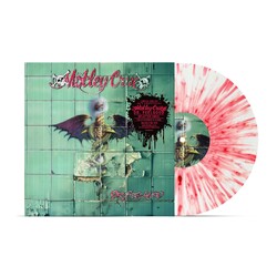 Mötley Crüe Dr. Feelgood 35th Anniversary LIMITED RED & WHITE SPLATTER VINYL LP lenticular art card cover