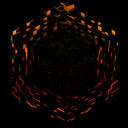 C418 Minecraft Volume Beta Fire Splatter vinyl 2 LP