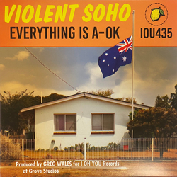 Violent Soho Everything is A-OK SPLATTER VINYL LP USED