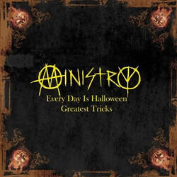 Ministry Every Day Is Halloween Greatest Tricks Limited ORANGE BLACK SPLATTER Vinyl LP