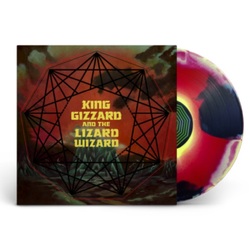 King Gizzard & Lizard Wizard Nonagon Infinity 2020 NEON RED YELLOW VINYL LP g/f