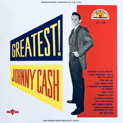 Johnny Cash Greatest limited WHITE vinyl LP mono