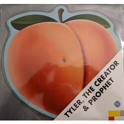 Tyler The Creator Peach Fuzz Picture Disc Peach Emoji shaped vinyl 7" picture disc