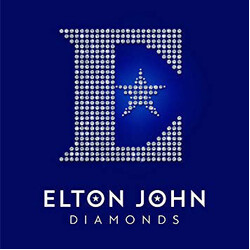 Elton John Diamonds limited BLUE Vinyl 2 LP gatefold