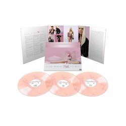 Nicki Minaj Pink Friday 10th Anniversary deluxe PINK WHITE SWIRL vinyl 3 LP