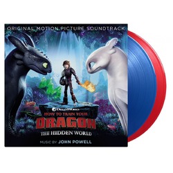 John Powell How To Train Your Dragon 3 s/t MOV ltd #d 180gm RED BLUE vinyl 2 LP