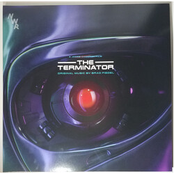Brad Fiedel Terminator clear with pink/blue/black splatter vinyl LP