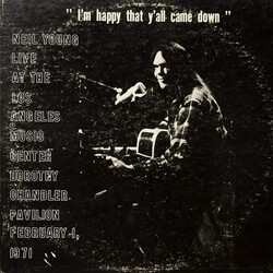 Neil Young Dorothy Chandler Pavilion 1971 remastered vinyl LP