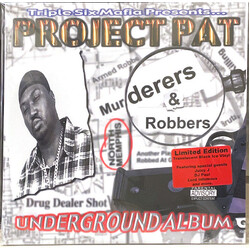 Three 6 Mafia / Project Pat Murderers & Robbers Vinyl LP