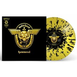 Motorhead Hammered 20th Anniversary limited GOLD & BLACK SPLATTER vinyl LP