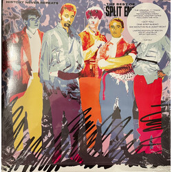 Split Enz History Never Repeats The Best Of Split Enz VIOLET & BLUE SPLATTER VINYL LP