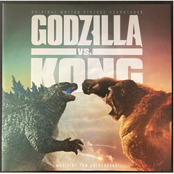 Tom Holkenborg Godzilla Vs. Kong Soundtrack Waxwork Records SWIRL/SMOKE Vinyl 2 LP