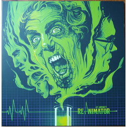 H.P. Lovecraft's Re-Animator 10th anny 180GM GREEN HAND POURED SWIRL VINYL LP gatefold