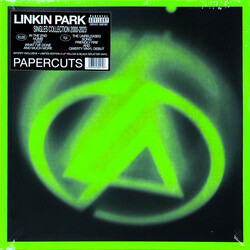 Linkin Park Papercuts YELLOW / BLACK SPLATTER VINYL 2 LP