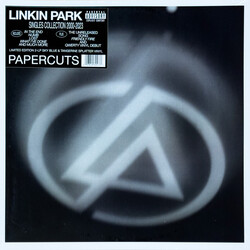 Linkin Park Papercuts SKY BLUE / TANGERINE SPLATTER VINYL 2 LP