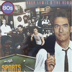 Huey Lewis & The News Sports LIMITED OLIVE GREEN VINYL LP