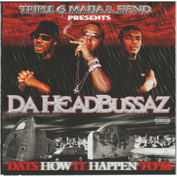Da Headbussaz Dat's How It Happen To'm NUMBERED RED / BLACK SPLASH / SILVER SPLATTER VINYL 2 LP OBI