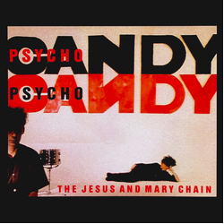 The Jesus And Mary Chain Psychocandy 40th anniversary half speed mastered RED AND WHITE VINYL LP