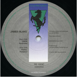James Blake CMYK EP Vinyl