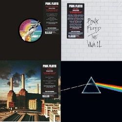 Pink Floyd Dark Side Moon / Wall / Animals / Wish You Were Here WARNER EU VINYL 5 LP BUNDLE
