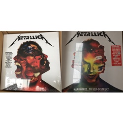 Metallica Hardwired To Self Destruct vinyl 3 LP/CD box set + RED 2 LP set