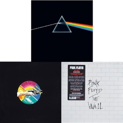 Pink Floyd Dark Side Moon / Wall / Wish You Were Here WARNER EU VINYL 3 LP BUNDLE