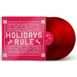 Various Artist Holidays Rule RED TRANSLUCENT vinyl 2 LP