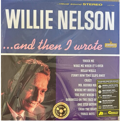 Willie Nelson ... And Then I Wrote Vinyl 2 LP