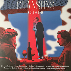 Various Artists Chansons Collected MOV #d RED / BLUE VINYL 2 LP