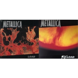 Metallica Load + Re-Load both vinyl 2 LP sets