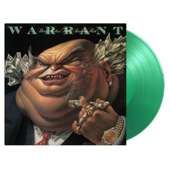Warrant Dirty Rotten Filthy Stinking Rich MOV ltd #d TRANSLUCENT GREEN VINYL LP