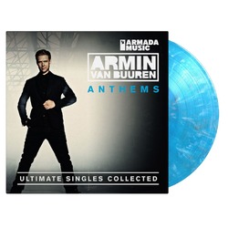 Armin Van Buuren Anthems (Ultimate Singles Collection) MOV #D BLUE/BLACK/WHITE MARBLED VINYL 2 LP