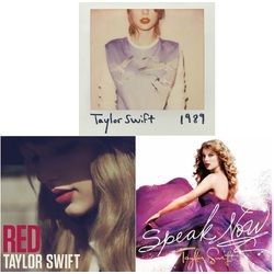Taylor Swift 1989 + Speak Now + Red all 3 vinyl LPs
